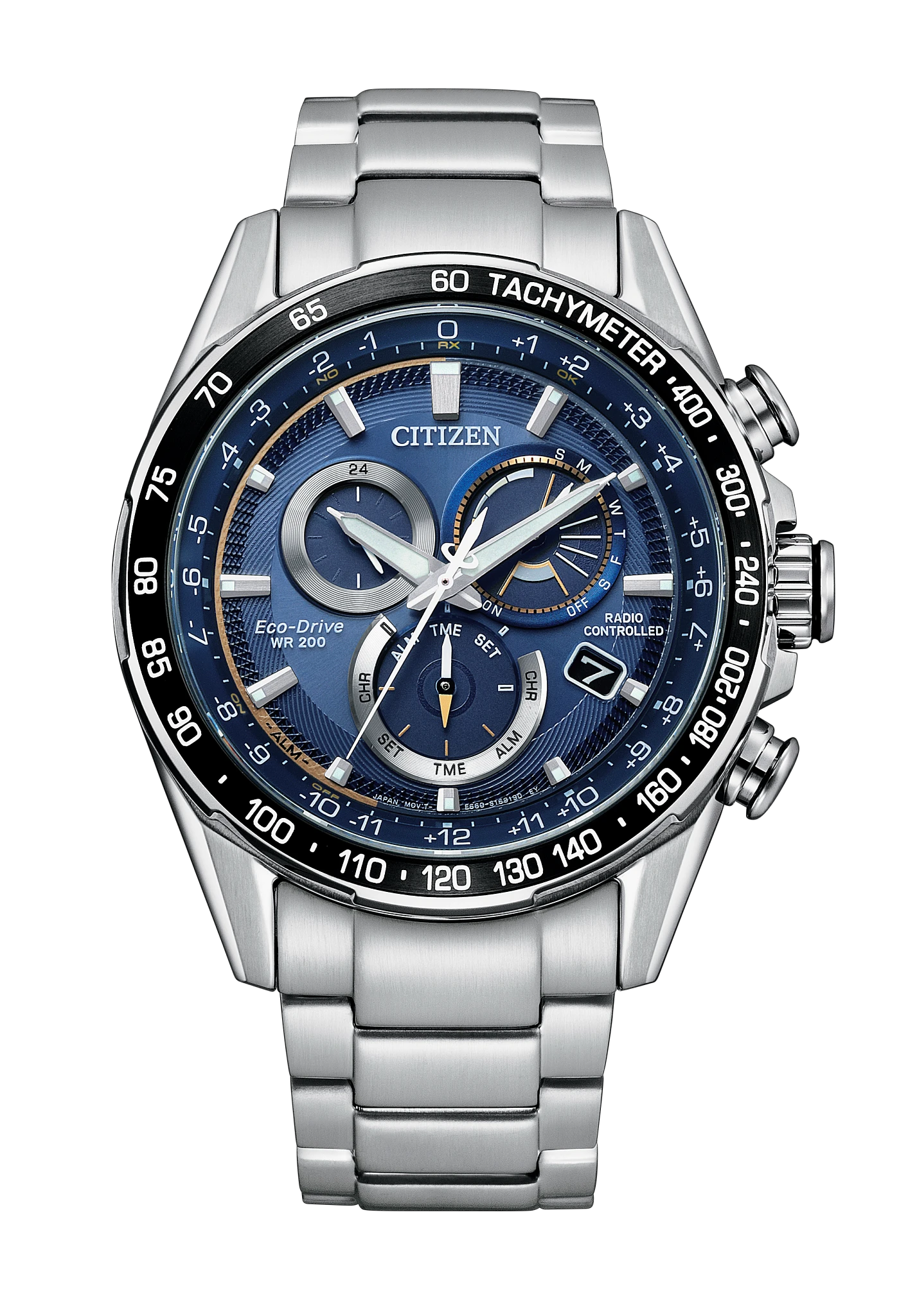 Perpetual Chrono A-T Blue Dial Stainless Steel Bracelet CB5914-89L